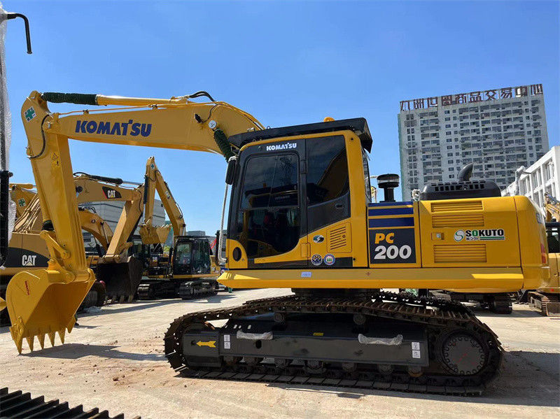 Ucuz 20 ton kullanılmış Japonya kazıcı Komatsu PC200-8 Crawler kazıcı PC200 PC220