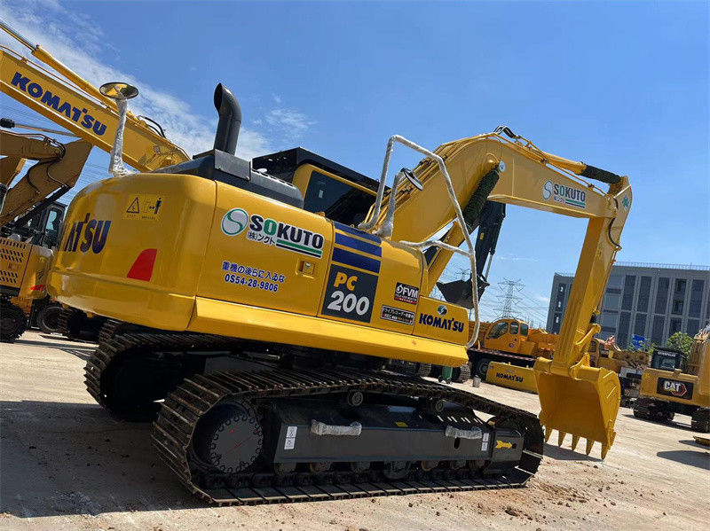 Ucuz 20 ton kullanılmış Japonya kazıcı Komatsu PC200-8 Crawler kazıcı PC200 PC220
