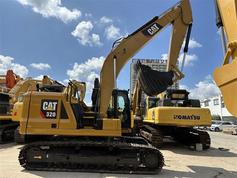 Kullanılmış CAT 320 Kazıcı 6 Silindirli C7.1 motoru ikinci el Caterpillar 320 kazıcı