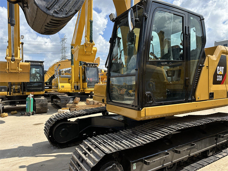 Kullanılmış CAT 320 Kazıcı 6 Silindirli C7.1 motoru ikinci el Caterpillar 320 kazıcı