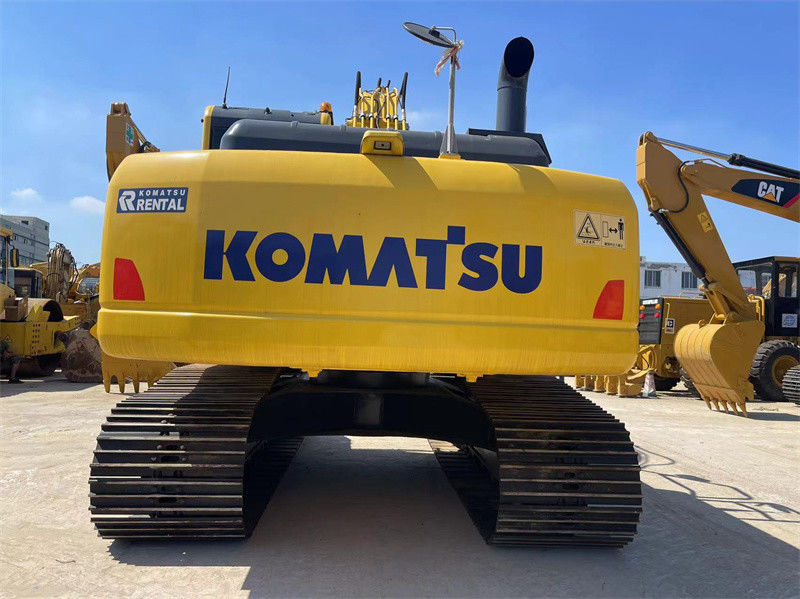 Ucuz kullanılmış Japonya kazık makinesi Komatsu PC200-8 800 mm'lik raylı sürünen kazık makinesi