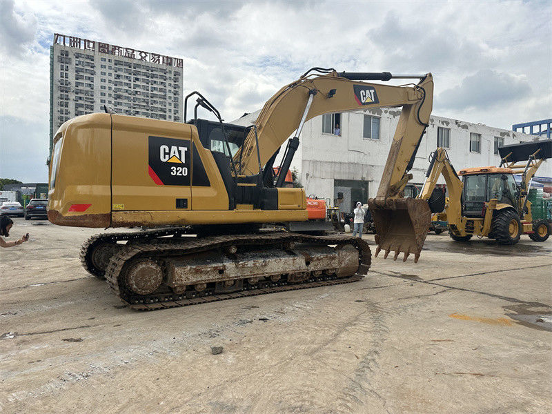 C4.4 motorlu orijinal kullanılmış CAT 320 kazıcı Caterpillar 320 kazıcı