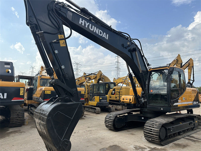 22 Ton Kore Kullanılmış Hyundai R220LC-9S Kazıcı Hyundai 220 Crawler Digger