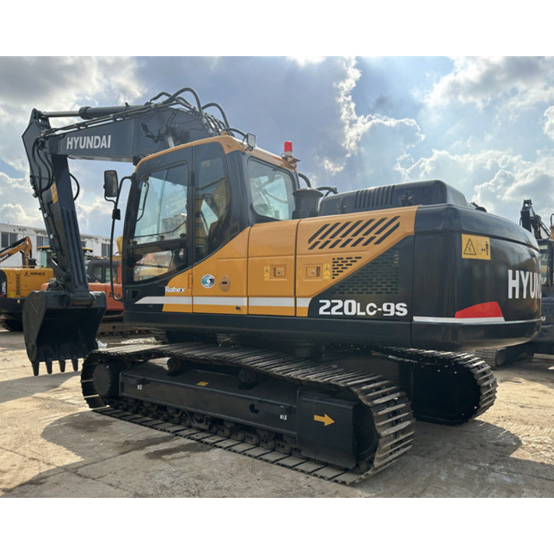 22 Ton Kore Kullanılmış Hyundai R220LC-9S Kazıcı Hyundai 220 Crawler Digger