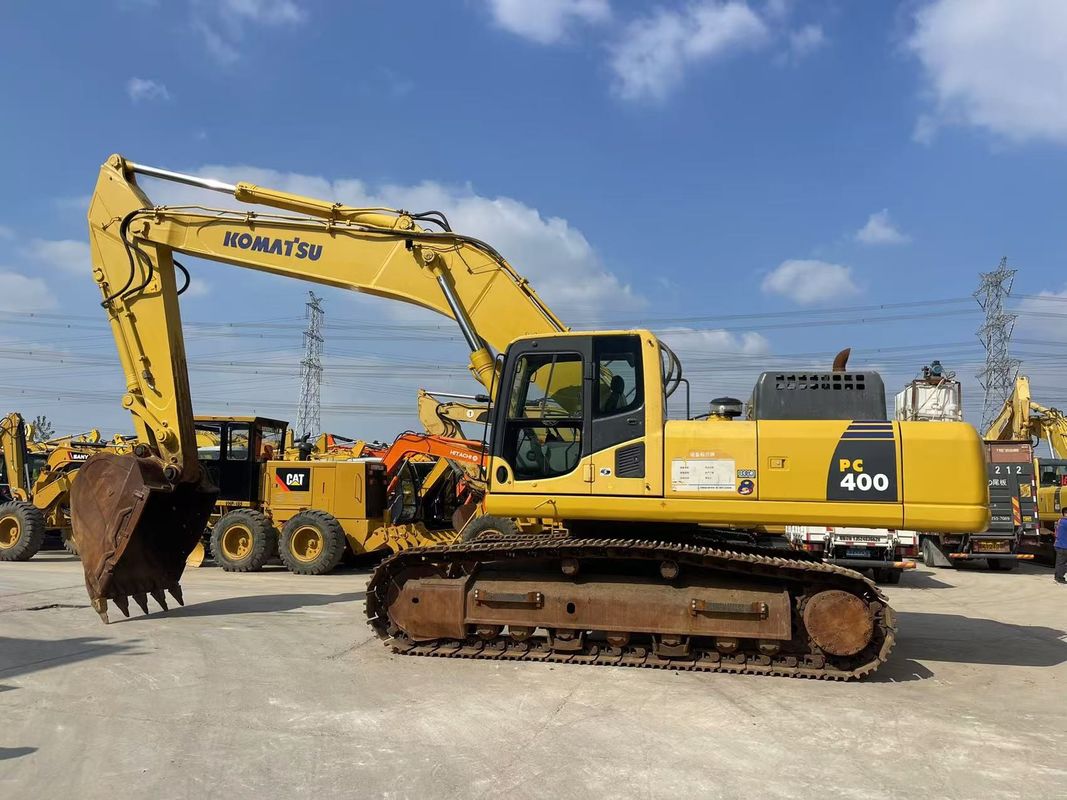 Japonya Orijinal Kullanılmış Komatsu PC400-8 Büyük ekskavatör 40 ton Komatsu PC400 kazıcı