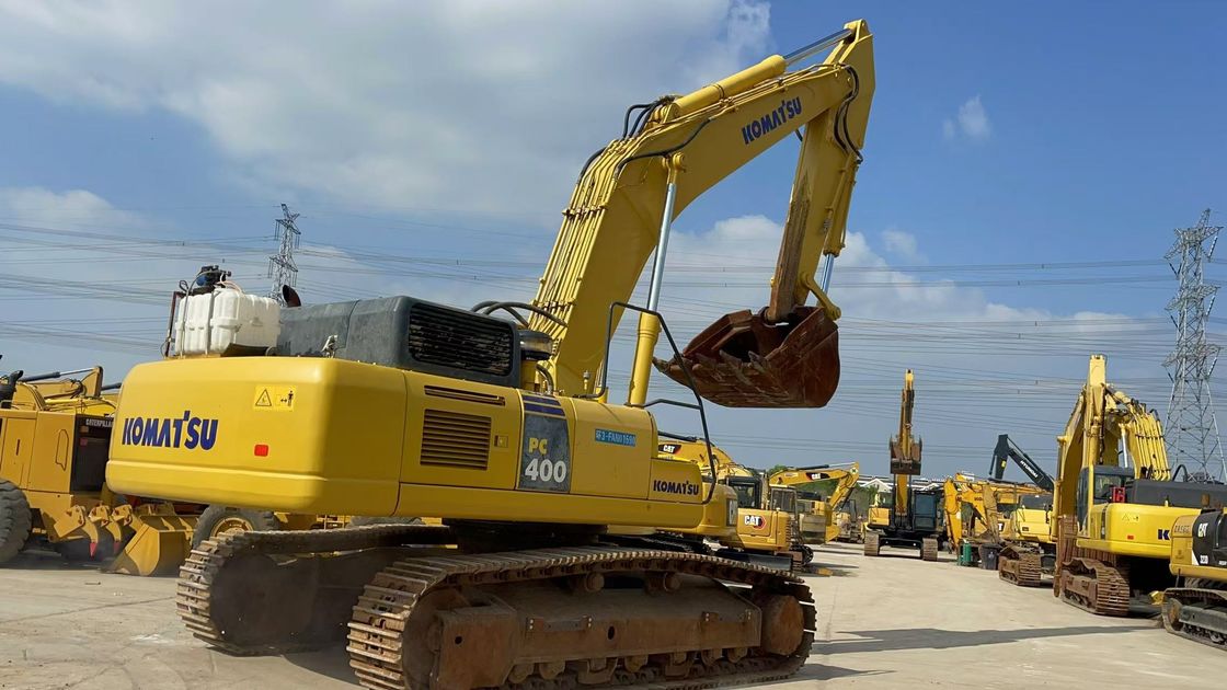 Japonya Orijinal Kullanılmış Komatsu PC400-8 Büyük ekskavatör 40 ton Komatsu PC400 kazıcı