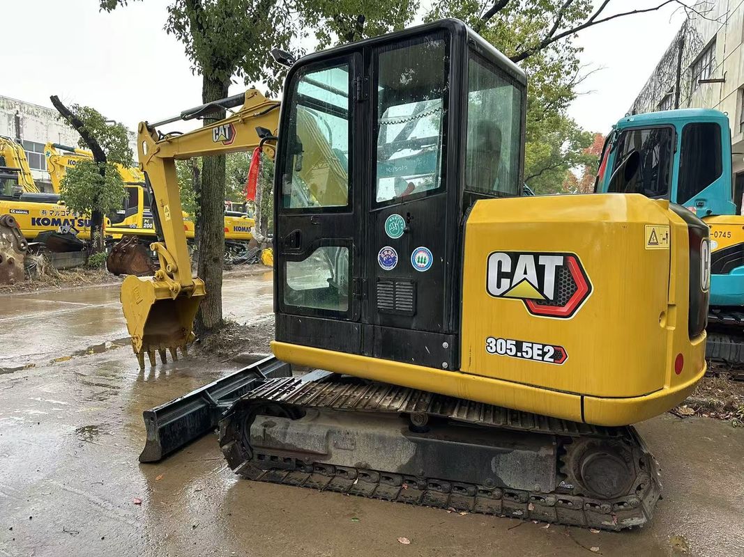 5.5 Ton Kullanılmış CAT 305.5E Caterpillar 305.5 Mini Crawler Excavators