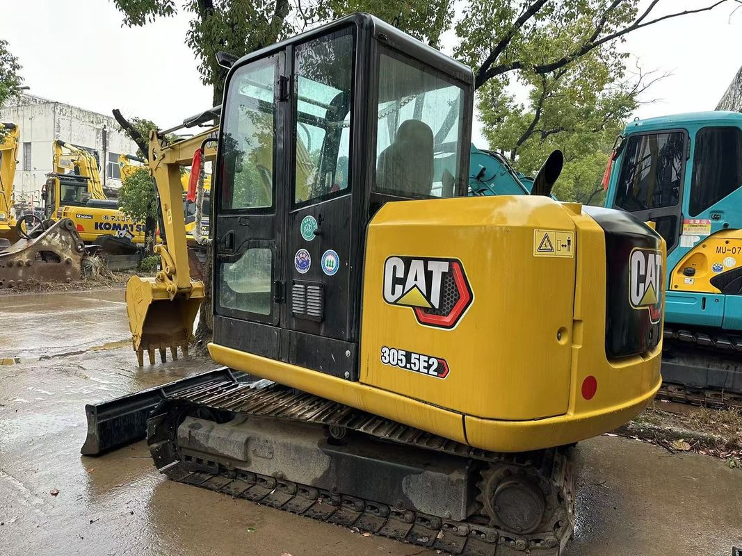5.5 Ton Kullanılmış CAT 305.5E Caterpillar 305.5 Mini Crawler Excavators
