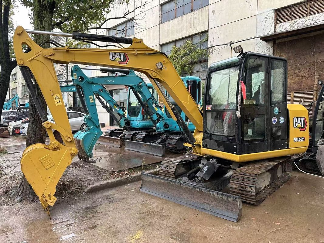 5.5 Ton Kullanılmış CAT 305.5E Caterpillar 305.5 Mini Crawler Excavators