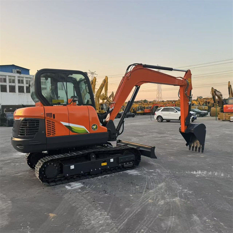 Yepyeni Doosan DX60E-10N mini kazıcı 6 tonluk Doosan Crawler kazıcı
