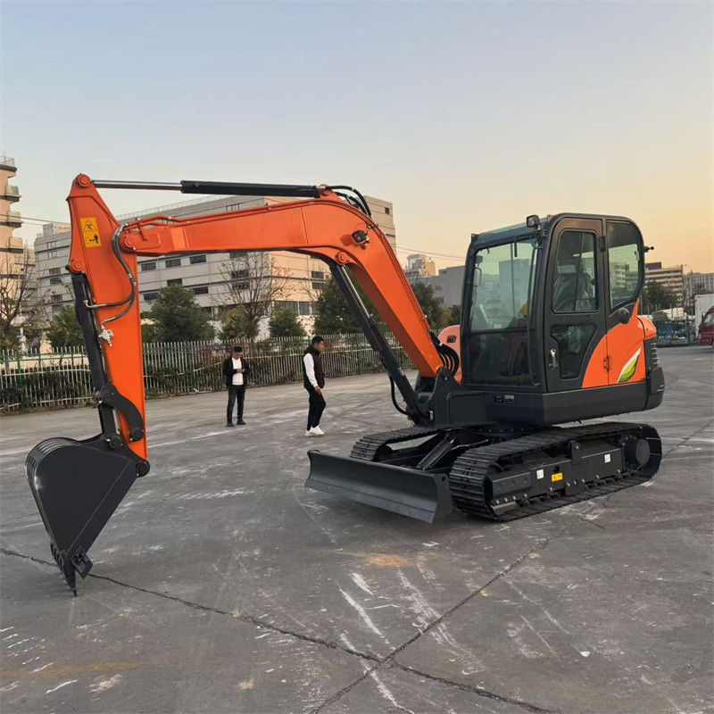 Yepyeni Doosan DX60E-10N mini kazıcı 6 tonluk Doosan Crawler kazıcı