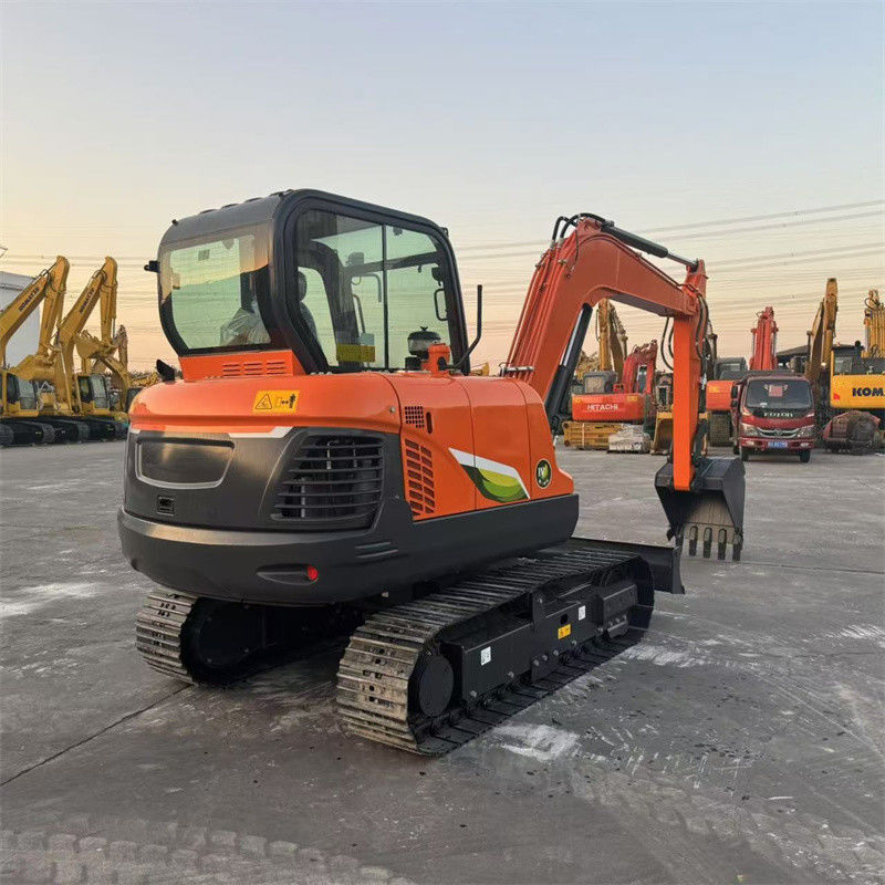 Yepyeni Doosan DX60E-10N mini kazıcı 6 tonluk Doosan Crawler kazıcı