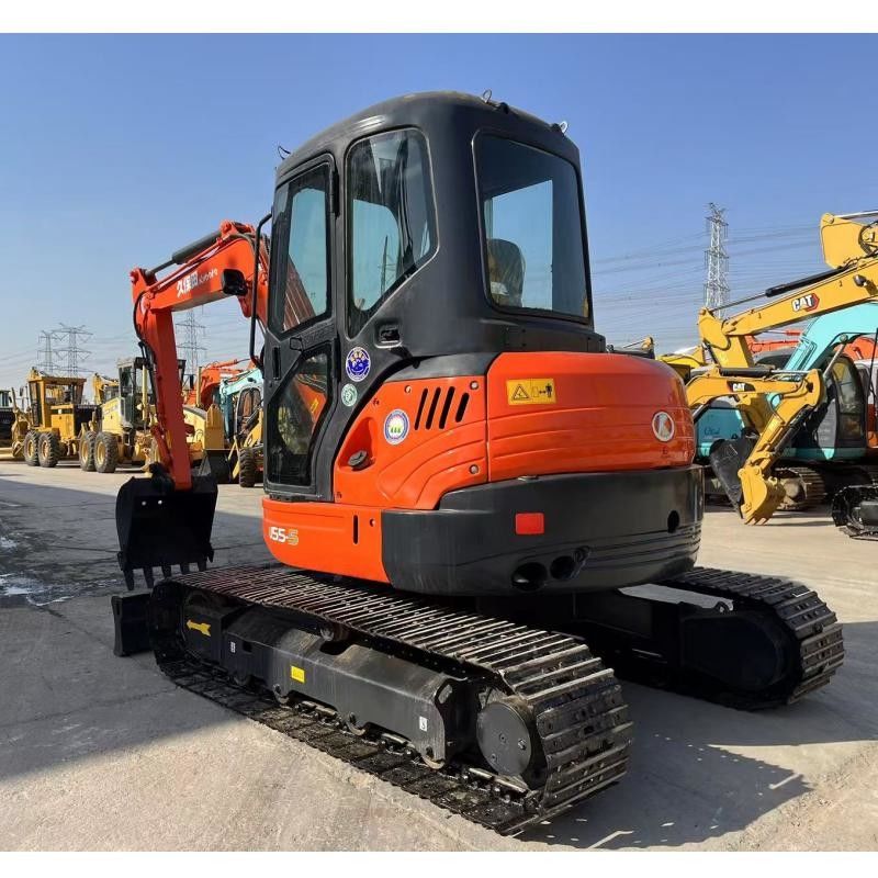 Kubota KX155 Japonya Kazı makinesi 36.5 KN inşaat için kova kazma gücü