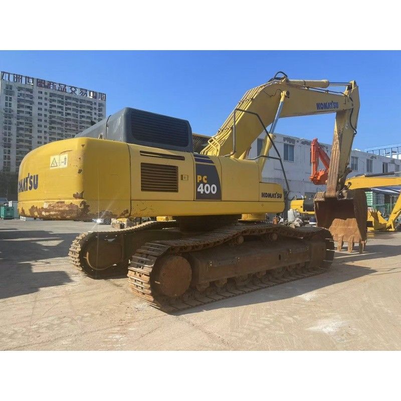 İkinci el Komatsu PC400 Kazı makinesi 270 KW Ağır inşaat için motor gücü