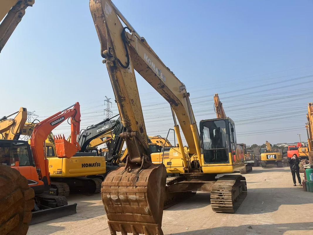 Yüksek performanslı kullanılan komatsu PC220-7 kazıcı 22 ton orijinal komatsu kazıcı