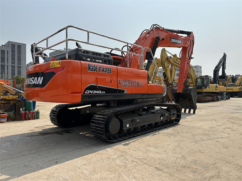 Kore Kullanılmış Doosan DX340LCA Ekskavator 34 Ton Doosan DX340 Crawler Excavator