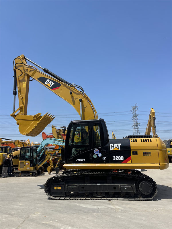 Yeniden Boyanmış Kullanılmış CAT 320D Ekskavator 20 ton Kullanılmış Caterpillar 320D 320C 320DL Ekskavator
