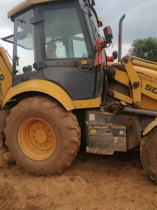 Kaynağı Kullanılmış SDLG B877 Bölünmüş kovalı Backhoe Yükleyici İkinci El SDLG Tekerlekli Backhoe Yükleyici
