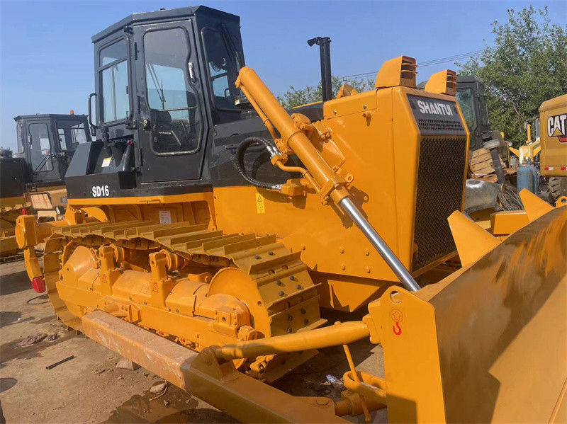Çin Kullanılmış SHANTUI SD16 Buldozer İkinci El Dozer Traktörü Çalışmaya Hazır
