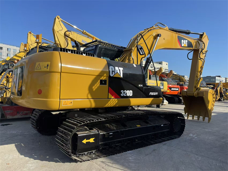 20 tonluk Kullanılmış CAT 320D Ekskavatör İkinci el Caterpillar ekskavatör, Düşük çalışma saatleri
