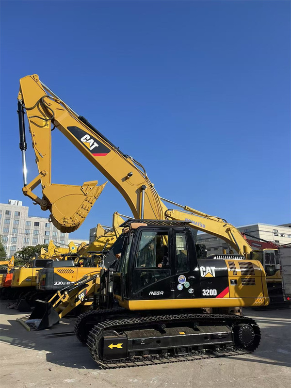 20 tonluk Kullanılmış CAT 320D Ekskavatör İkinci el Caterpillar ekskavatör, Düşük çalışma saatleri