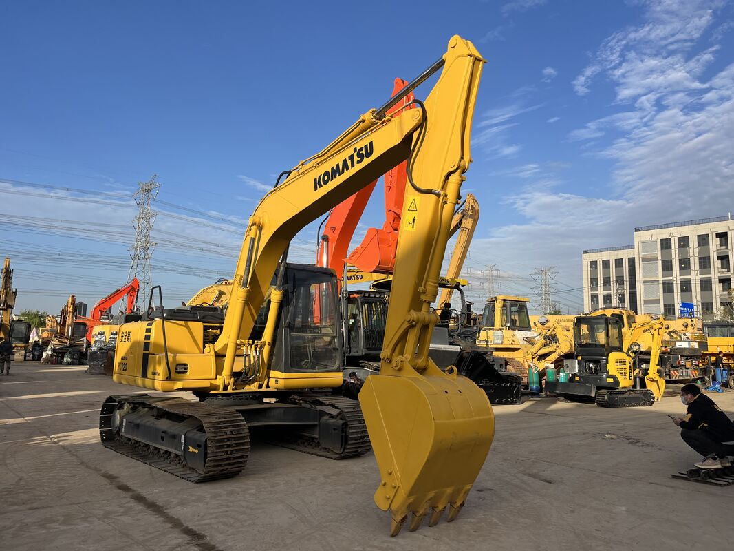 Kullanılmış Komatsu PC120-6 Hidrolik Kazıcı 12 Ton 2015 Modülü İnşaat için