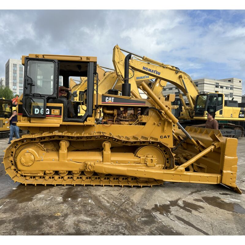 Kullanılmış Buldozer Caterpillar D7G Track Type Güçlü Yakıt Motoru Orta Boyutlu Toprak Düzeltme Yol İnşaatı ve Alan Temizleme için İdeal