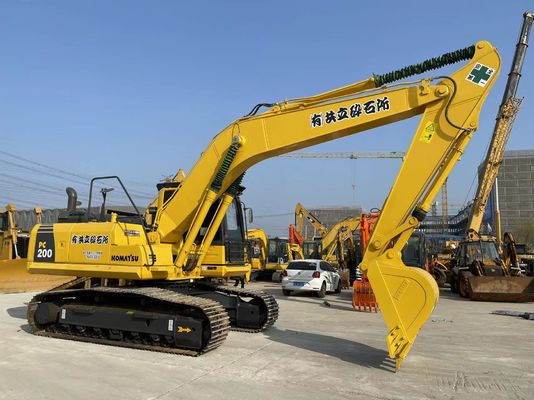 PC200-8 Kullanılmış Komatsu Ekskavatör Kullanılmış Paletli Ekskavatör