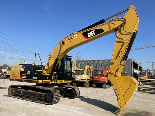 320D Kullanılmış CAT Ekskavatörler Hidrolik Caterpillar Ekskavatör