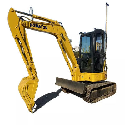 Kullanılmış Japonya Komatsu PC55 Ekskavatör PC55MR PC55MR-2 Küçük Paletli Ekskavatör