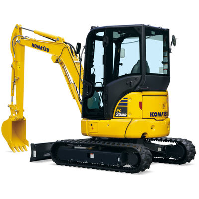 PC35 Kullanılmış Mini Ekskavatör Komatsu Paletli Ekskavatör Tarım Kazıcı