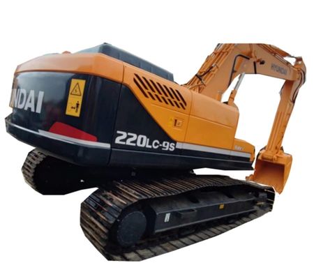 22 Ton 220LC-9S Kullanılmış Hyundai Ekskavatör Paletli Kazıcı Ekskavatör