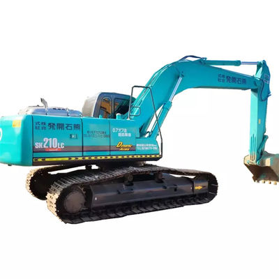Sk210 Kullanılmış Kobelco Ekskavatör Orta Paletli Çalışma Ağırlığı 21 Ton