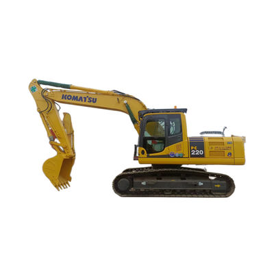 22000kg Kullanılmış Japonya Ekskavatör İkinci El Komatsu PC220 Paletli Ekskavatör