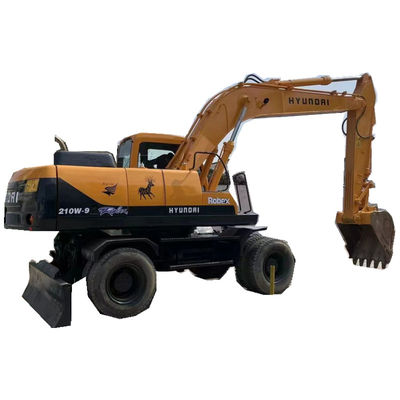 R210W 9 Hyundai Wheel Excavator Limited Sites Ağır Hizmet Çalışma Ağırlığı 22 Ton