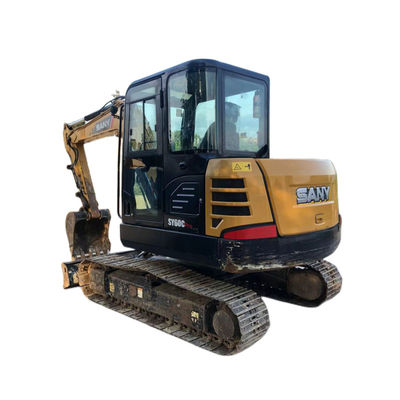 Sany SY60C SY55C SY75C için Mini Kazıcı Ekskavatör Kullanıldı