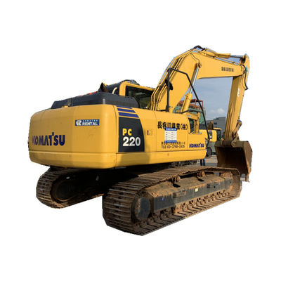 22 Ton Kullanılmış Japonya Ekskavatör İkinci El Komatsu PC220 Paletli Ekskavatör