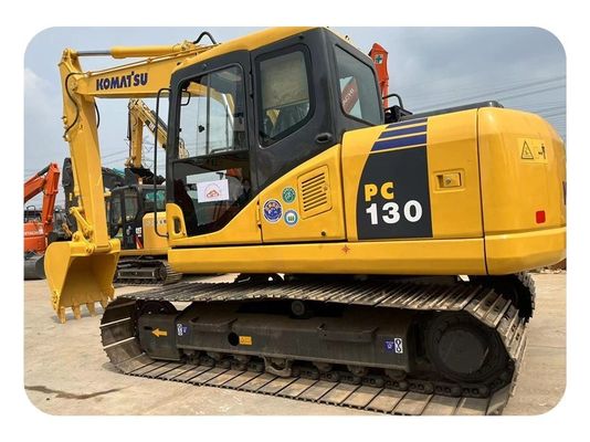 13 Ton Kullanılmış Japonya Komatsu PC130 Paletli Ekskavatör, 800mm Paletli