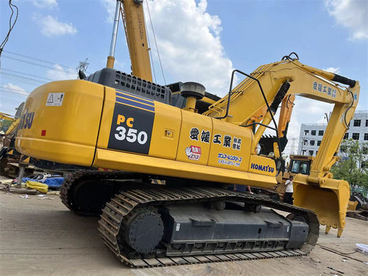 35 Tonluk Orijinal Kullanılan Japonya Paletli Ekskavatör Komatsu PC350 Büyük Ekskavatör