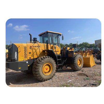 Çin Soyu SDLG LG968V Kullanılmış Tekerlekli Yükleyici 6 Ton Kullanılmış Ön Yükleyici