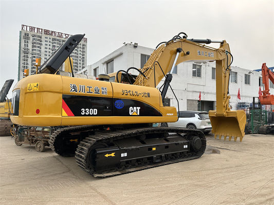 Büyük inşaat projeleri için kullanılan Caterpillar CAT 330D sürünen kazıcı 30 ton