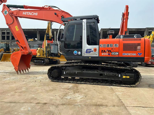 Kullanılmış Hitachi Zx200 Ekskavatörü Kullanılmış Japonya 20 Tonlu Kazıcılar Toprak Taşıma Makineleri