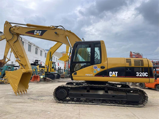Orijinal Kullanılmış CAT 320C Ekskavatörü İkinci El Caterpillar 320 320D 320GC Ekskavatörü