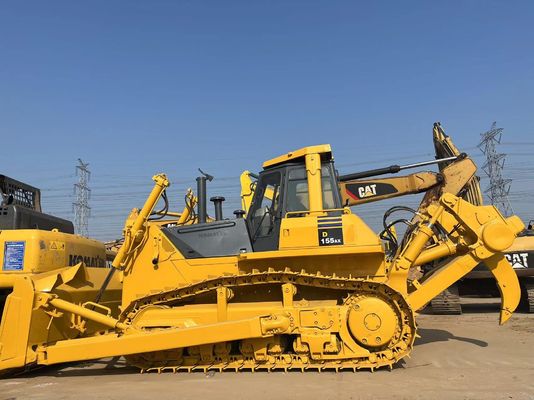 Kullanılmış Komatsu D155AX-5 Sürünen Traktör Komatsu D155A Buldozer Makineleri
