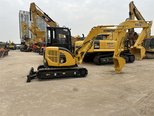 Kullanılmış Komatsu PC50MR-2 Mini Kazıcı 5 Ton Kullanılmış Japonya Kazıcı Komatsu PC50