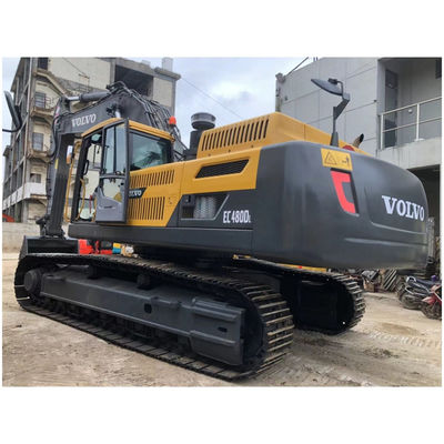 Güçlü Kullanılmış Volvo EC480DL Ekskavatör Madencilik Ekipmanı Büyük Kapasite