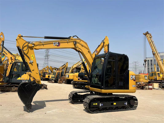 7 Ton Kullanılmış CAT Mini Ekskavatör 307E2 Caterpillar 305 306 307 Sürünen Ekskavatörler