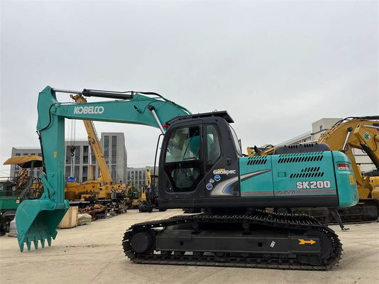 Japonya Kullanılmış Kobelco SK200-8 Ekskavatörü 20 Ton Kobelco Maden Kazıcı