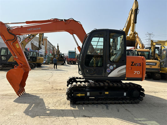 Kullanılmış Hitachi ZX70 Mini Kağıt Çizgi 7 Ton Maden Kazıcısı