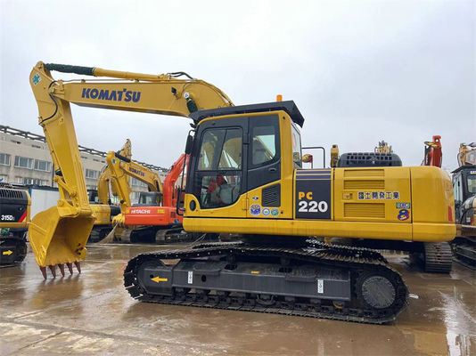 Komatsu PC220-8 Kullanılmış Japonya Kazıcı Yüksek Performanslı Orta Boyutlu Hidrolik Kazıcı